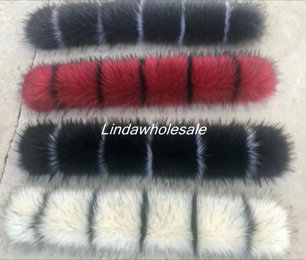 

Multi-color stripe pattern High imitation raccoon fur,fabrics for patchwork,Shoe bag clothing material,170cm*90cm(one yard)/lot