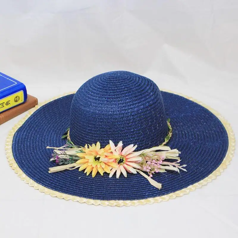جديد زهرة القش قبعة الشمس الفتيات الأزياء واسعة بريم الصيف قبعة واقية من الشمس سيدة السفر أغطية الرأس شاطئ كاب الفاتحة بنما قبعة الشمس جديد زهرة القش قبعة الشمس الفتيات الأزياء واسعة بريم الصيف قبعة واقية من الشمس سيدة السفر أغطية الرأس شاطئ كاب الفاتحة بنما قبعة الشمس