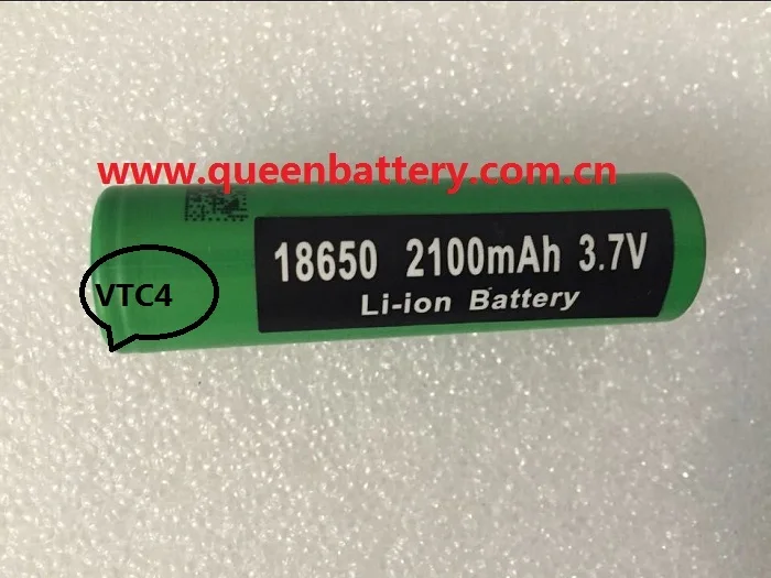 CDEKair фрахт 10 шт./лот в Россию Новинка 100% ОРИГИНАЛ 3 6 В 1865018650VTC4 2100 мАч с высоким