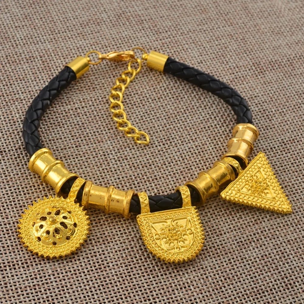 Anniyo эфиопские веревочные браслеты для женщин Habesha браслеты Mama подарки Африканские свадебные подарки#142606