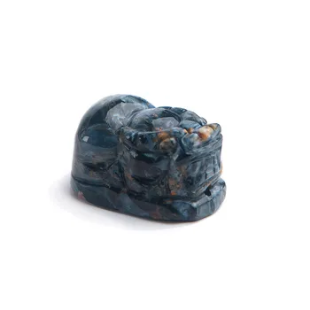 

Genuine Namibia Natural Blue Pietersite Pendant Women Men Necklace Pi Xiu Shape Bead Crystal Natural Stone Pendant 27*15*15mm