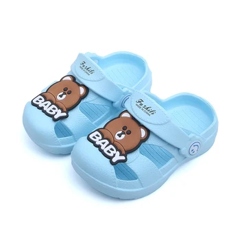 

Slippers Baby Kids Water Shoes Cute Bear Beach Boys Shoes 2019 New Summer Sandals Children Toddler Slippers For Baby Girls