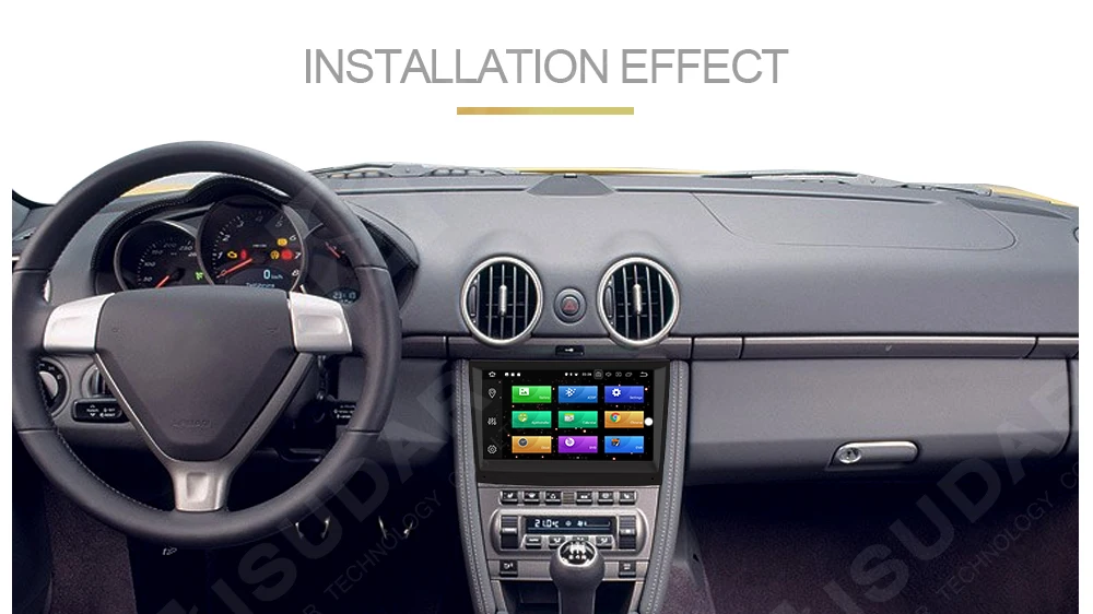 Cheap Isudar Car Multimedia Player 2 din Car Radio GPS Android 8.0 Stereo System For Porsche/911/997/Cayman/Boxter DSP Microphone Wifi 8