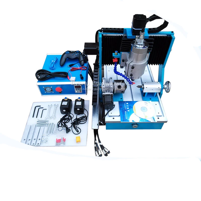 USB порт линейная направляющая 4 оси DIY Мини CNC 3040 фрезерный станок для резки 1500 Вт