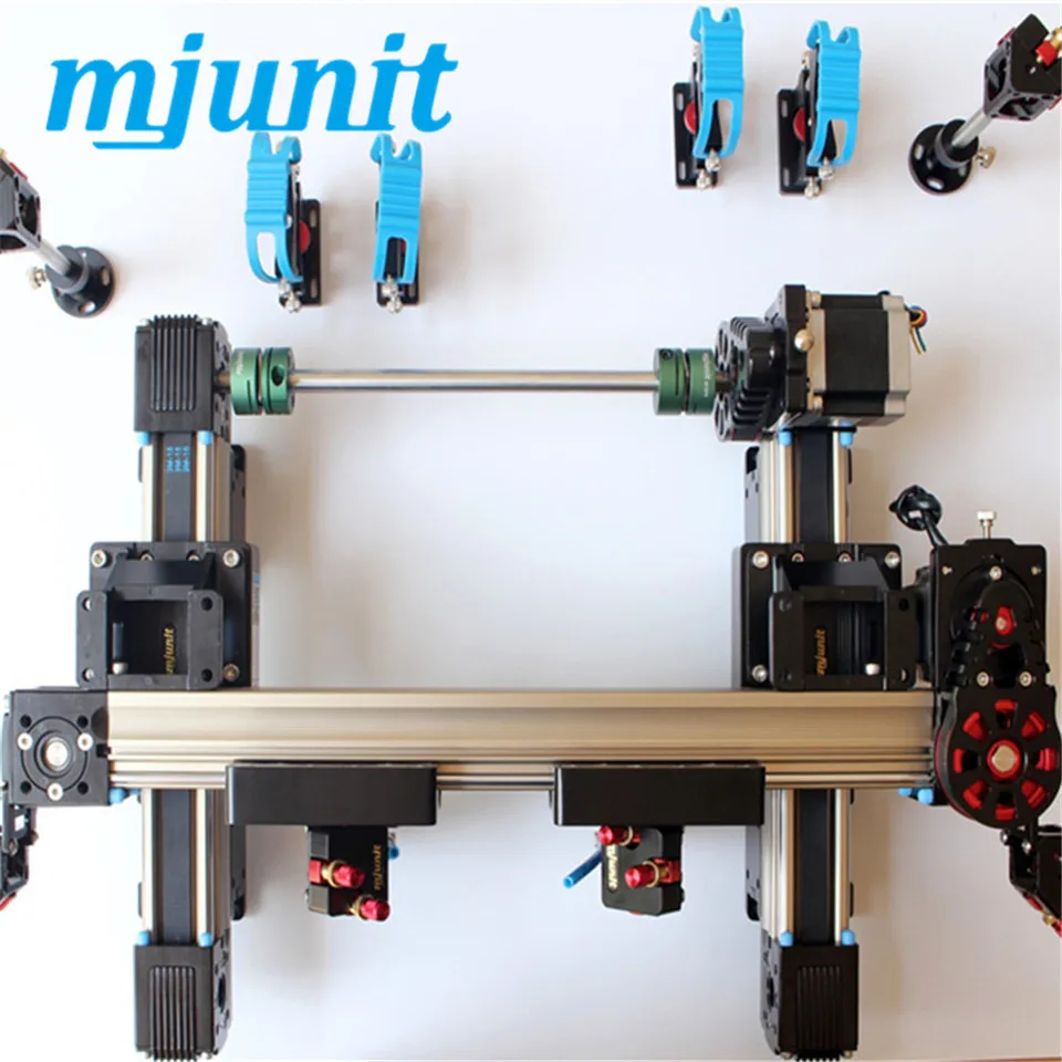 Mjunit 350x200 мм инсульт лазерный гравировальный станок стол с двойной головкой