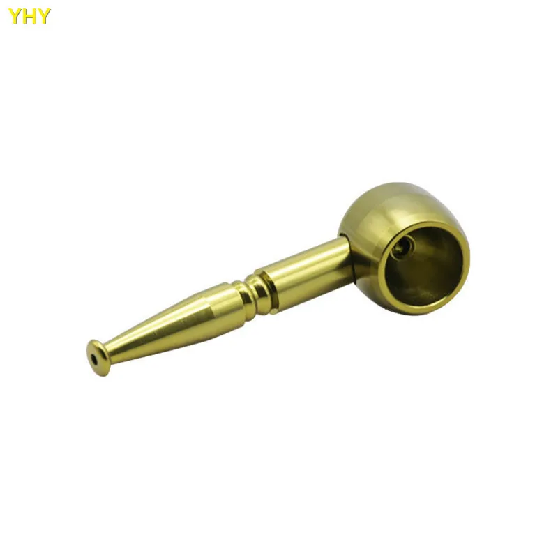 3.9inch Pot Metal Smoking Pipe Tobacco Dry Herbal Cigarette Cigar Pipe Tool Accessories Filter Tips Holder 6 Colors  06