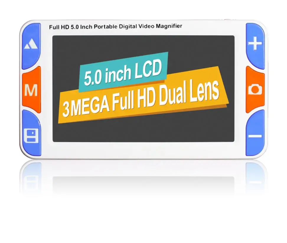 RS500S " lcd Портативная Лупа с низким зрением видео лупа электронный прибор для чтения, цифровая портативная видео лупа