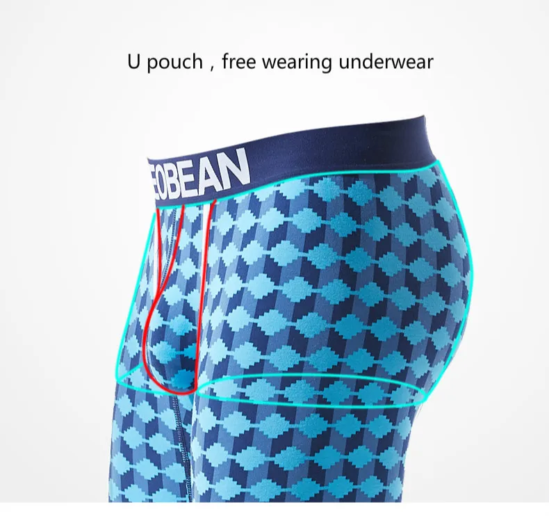 Thermal Long Johns Men Plaid PrintThermal Underwear Long Underpants Warm Leggings Hombre Sexy U Pouch Cotton Winter Male Youth long johns clothes