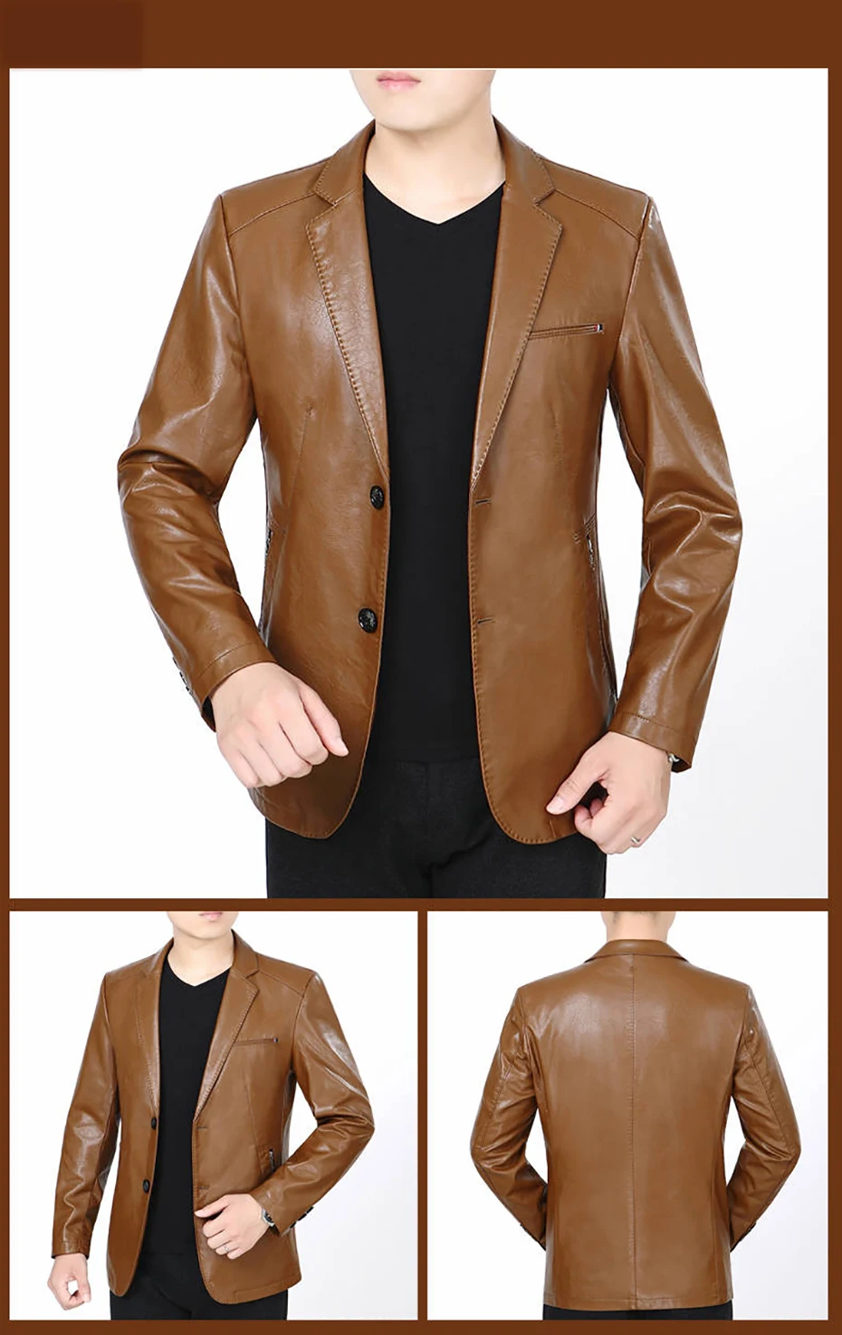 Мужские Куртки из натуральной кожи, пальто на весну и лето, мотоциклетная Байкерская кожаная куртка, Мужская одежда, бархатные пальто, M-4XL