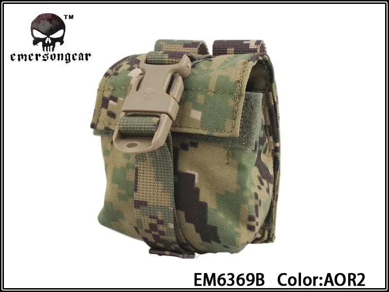 Emerson LBT Стиль Один Frag Grenad Чехол Molle военный страйкбол painball combat gear EM6369 Мультикам Койот MCBK MCTP AOR2 - Цвет: AOR2