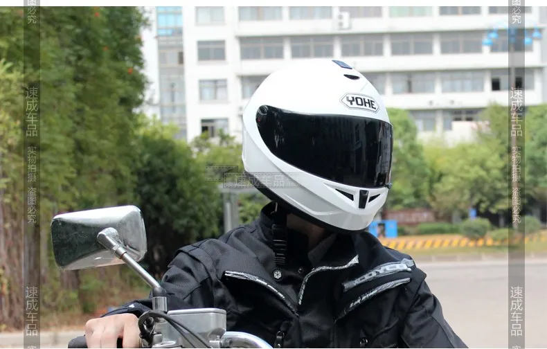 YOHE YH966 мотобайк Casco Capacete De Moto зимний теплый водонепроницаемый ветрозащитный мотоциклетный полный гоночный шлем