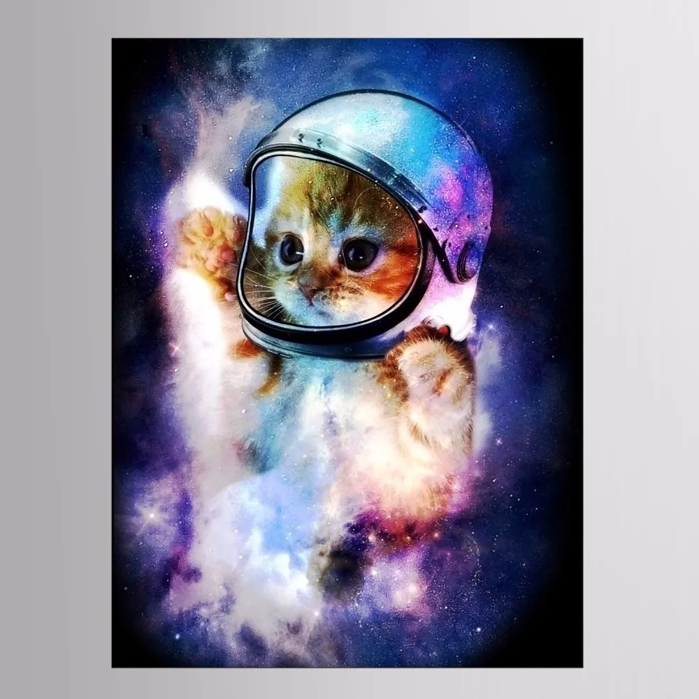 1 panel Framed Printed New Cartoon kitten Painting Children's room Decor Print Poster Picture Canvas Home Decoration | Дом и сад