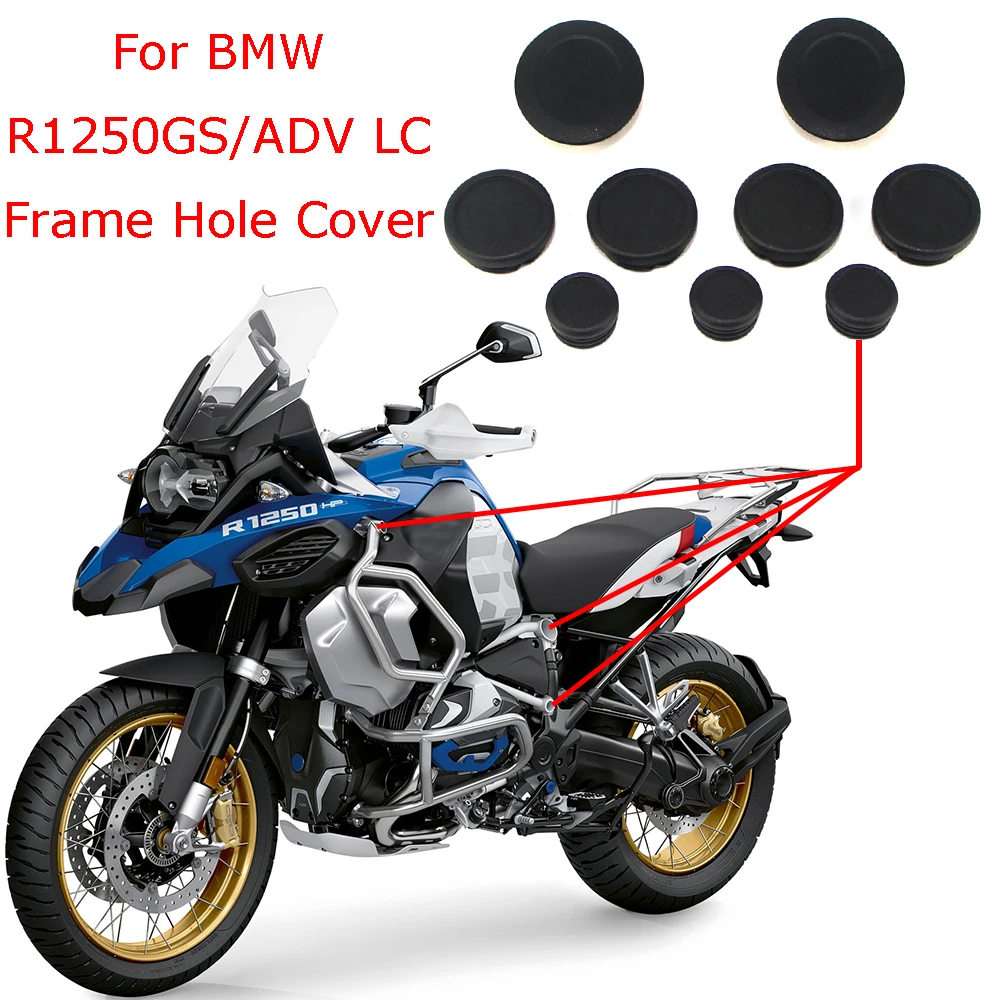 For BMW R1250GS LC R1250 GS Adventure 2019 All New Motorcycle Frame Hole Cover Caps Plug