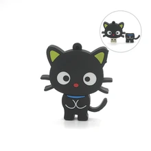 Мультфильм милый черный Кот usb флеш-накопитель, ручка-накопитель, реальная емкость 64 ГБ, Флешка 32 ГБ 16 ГБ 8 ГБ 4 ГБ, карта памяти U диск, горячий подарок для девочки