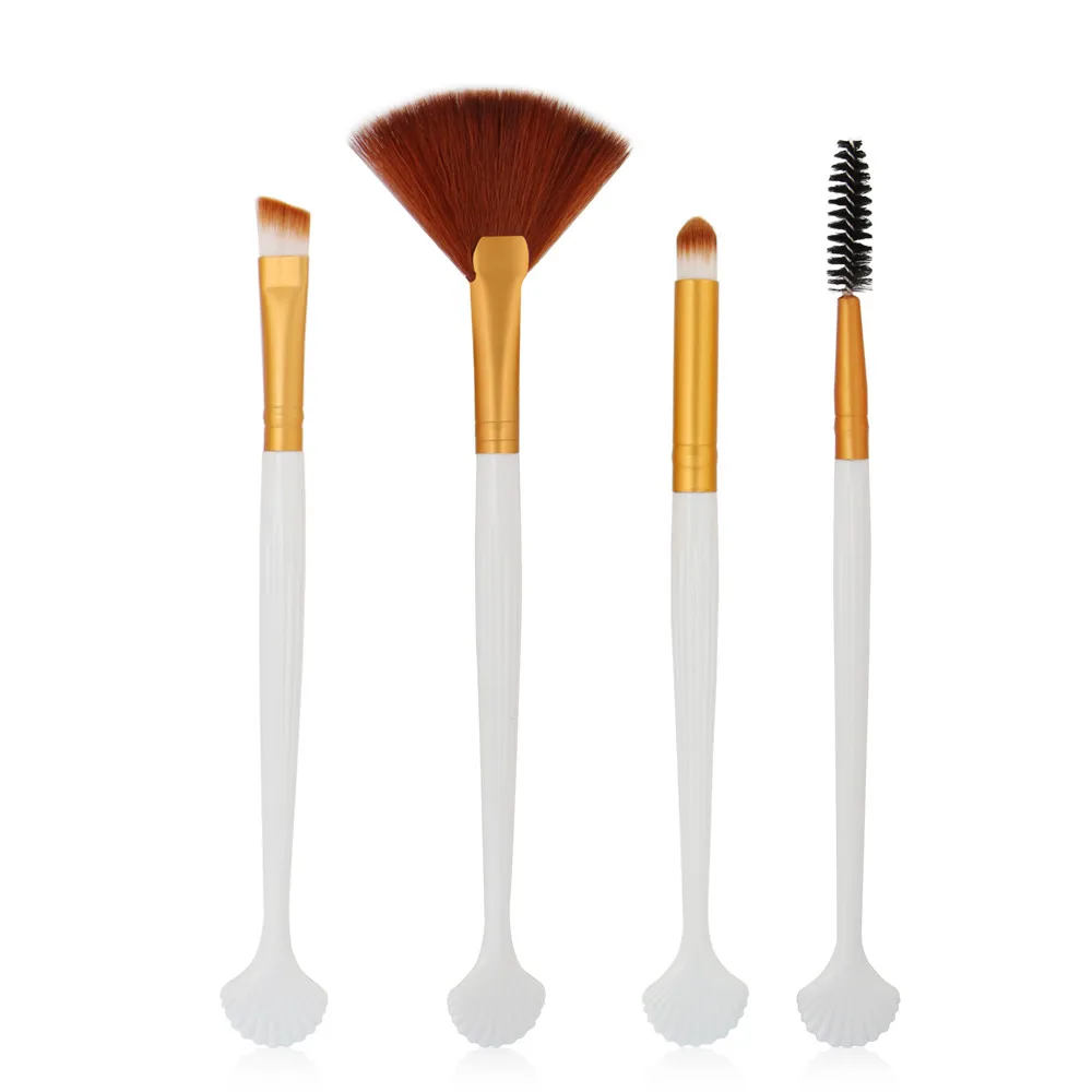 

4pcs Cosmetic Makeup Brush Synthetic Bristles Beauty Concealer Eyeshadow Brush Set Brush Blusher Eye Shadow Brushes Set Kit