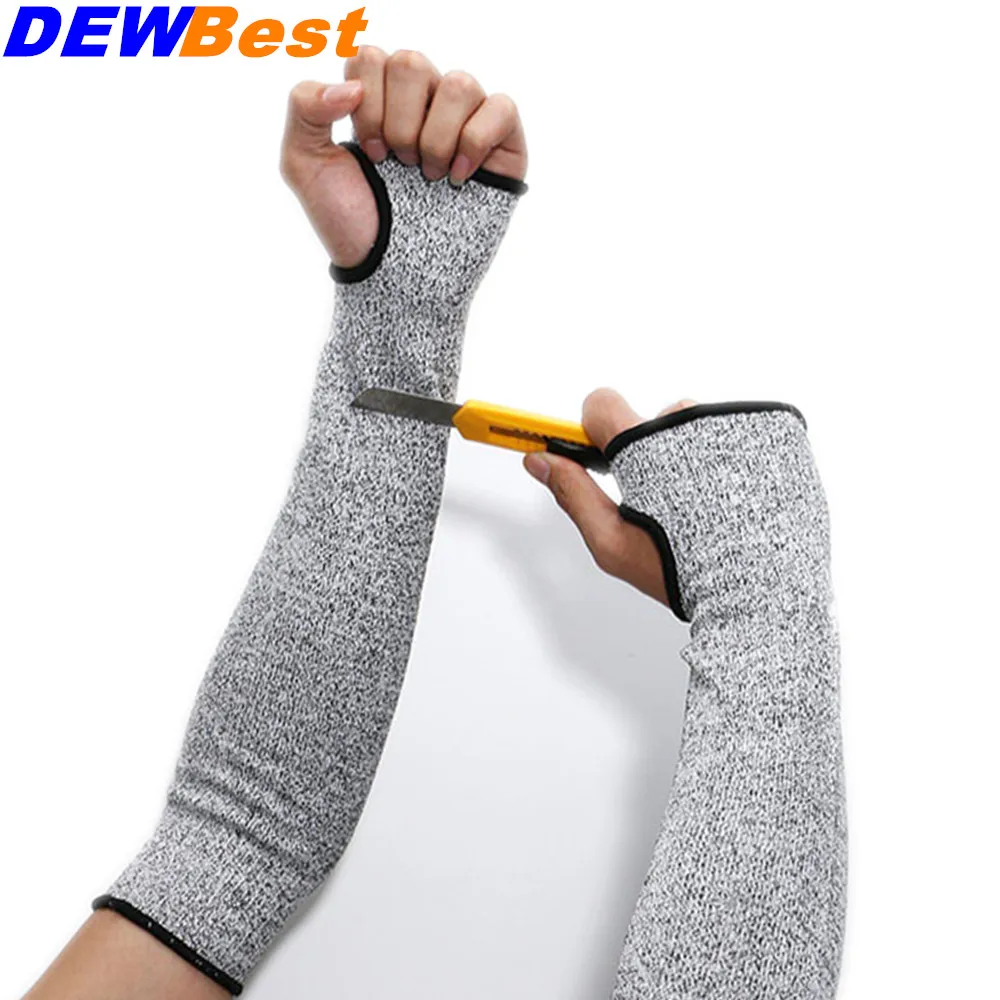 Safety Anti cut Sleeve Arm Guard Protection Wrist Sleeve Armband Gloves