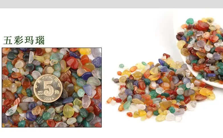 100g Fashion Decorative Pebble Stone Cute Fashion Glow in the Dark Walkway Aquarium Garden Fish Tank Decor Decoration