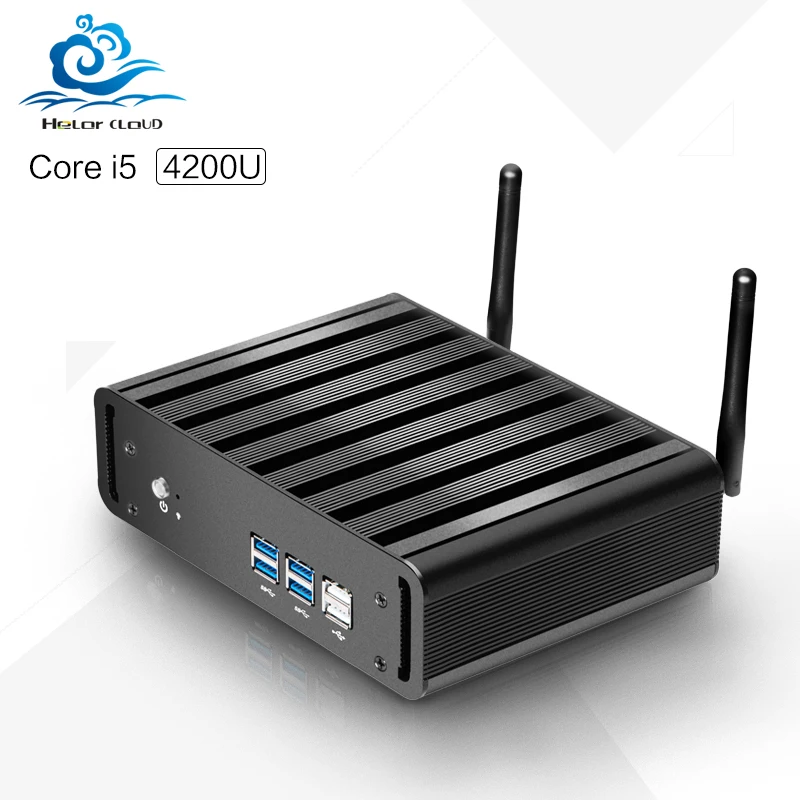 Hly New Core i5 dual core 4200U 4260U 5200U Mini PC mini computer 8GB RAM 256GB SSD Minipc Desktop HTPC wifi tv box