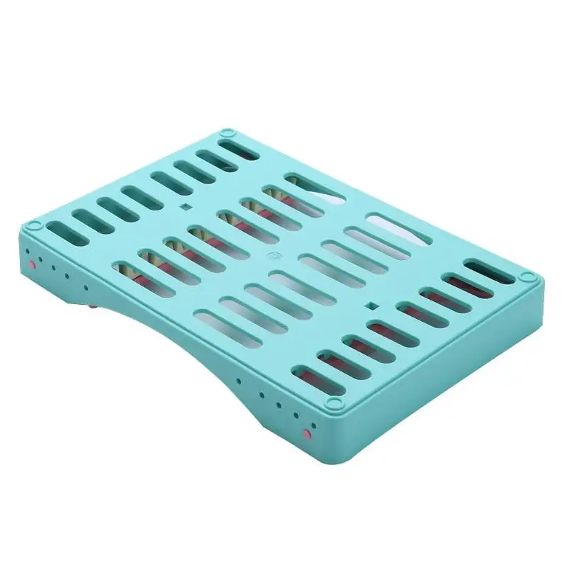4 цвета Стоматологическая пластиковая стойка для стерилизации коробка для хирургической стерилизации Дезинфекция инструментов коробка