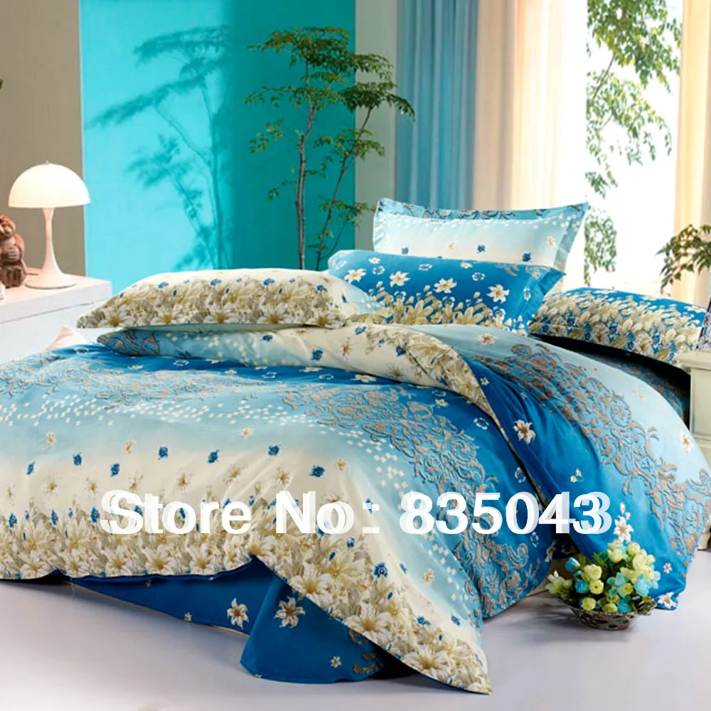 Free Ship Hot Selling Ymj Textile Korean 4pcs Bedding Set Ikea 100