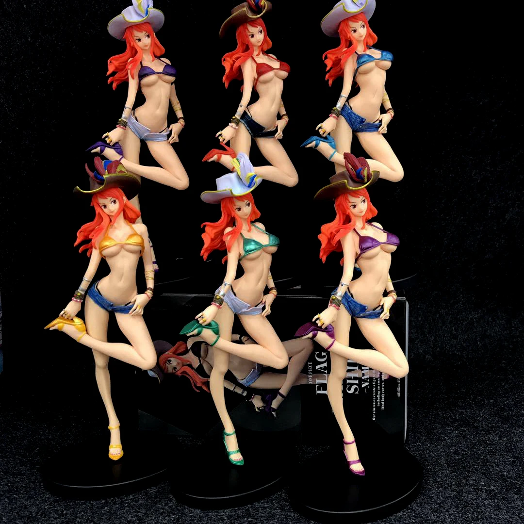 

28CM Japaense sexy anime figure one piece Nami pirate ver action figure collectible model toys for boys