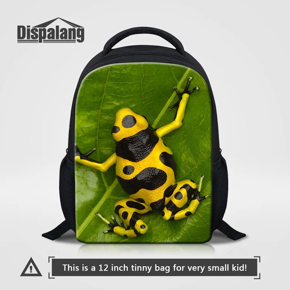 Dispalang 3D Animal Frog Children School Backpacks Children Casual
