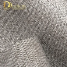 Современная Классическая одноцветная текстура, деревянная бумага, соломенная 3d настенная бумага для гостиной, рельефная декоративная настенная бумага, домашний декор, серый цвет