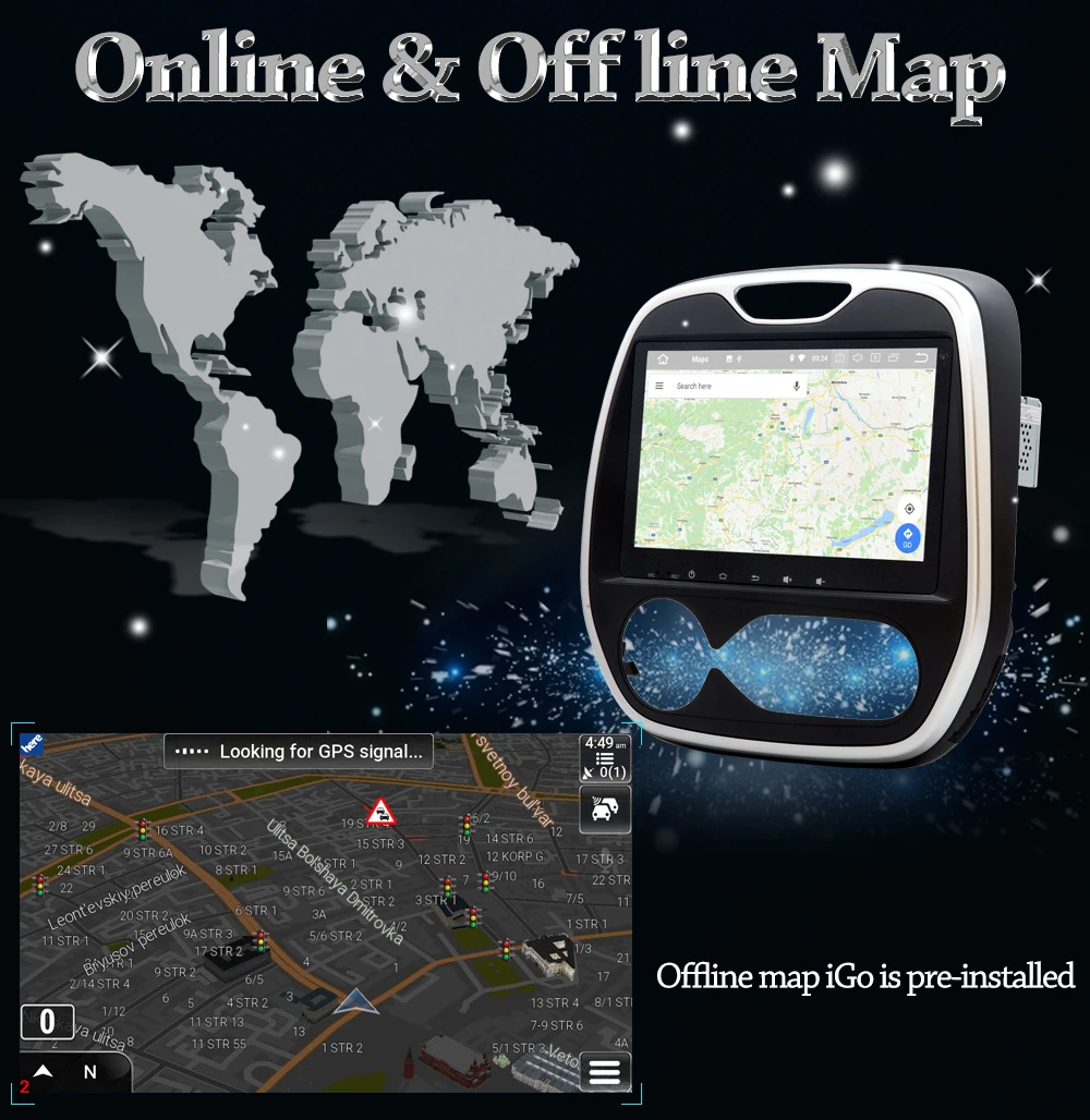Owtosin автомобильный Радио мультимедийный видео плеер навигация gps Android 9,0 для Renault Captur 2013- автомобиль 4 Гб ram 32 Гб rom