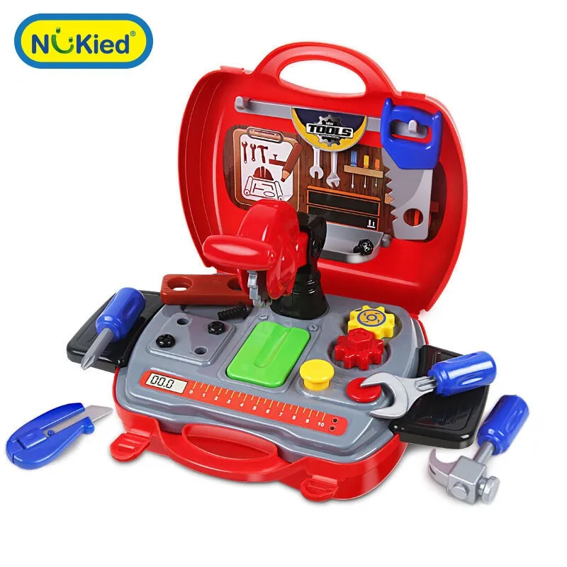 19pcs Baby Educational Tool Toy Kit Children Play House Classic Plastic