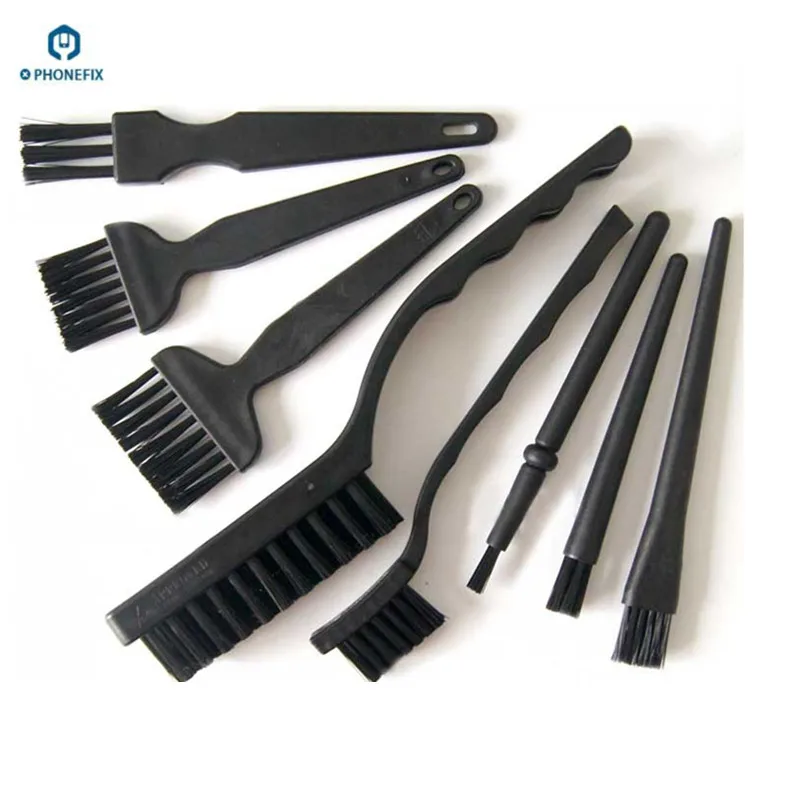 

8pcs multi-purpose Anti Static Brush for Cell Phone PCB Cleaning phone BGA Repair Cleaning Brush Tool Anti static brush