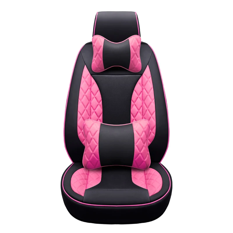 Front+Rear Leather Custom car seat cover for FORD Fiesta Escort Taurus