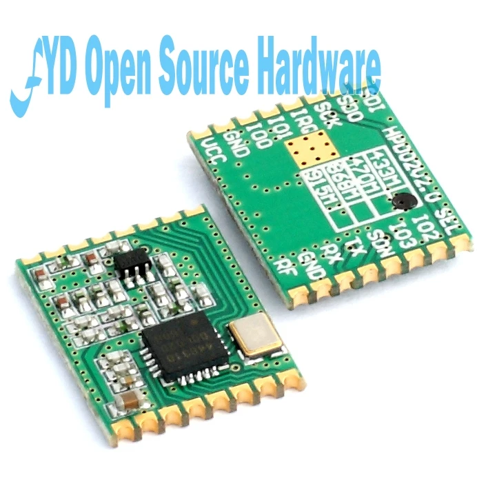 1pcs 315mhz or 433Mhz 470M SI4463  100mW -126dBm FSK SPI  wireless transceiver module