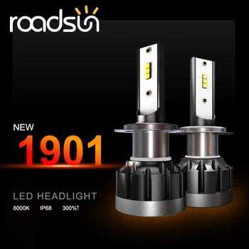 

4000LM Bulb 1 pair LED Shockproof Heatproof Car Headlights Replacement Lamp 9V-36V 6000K IP68
