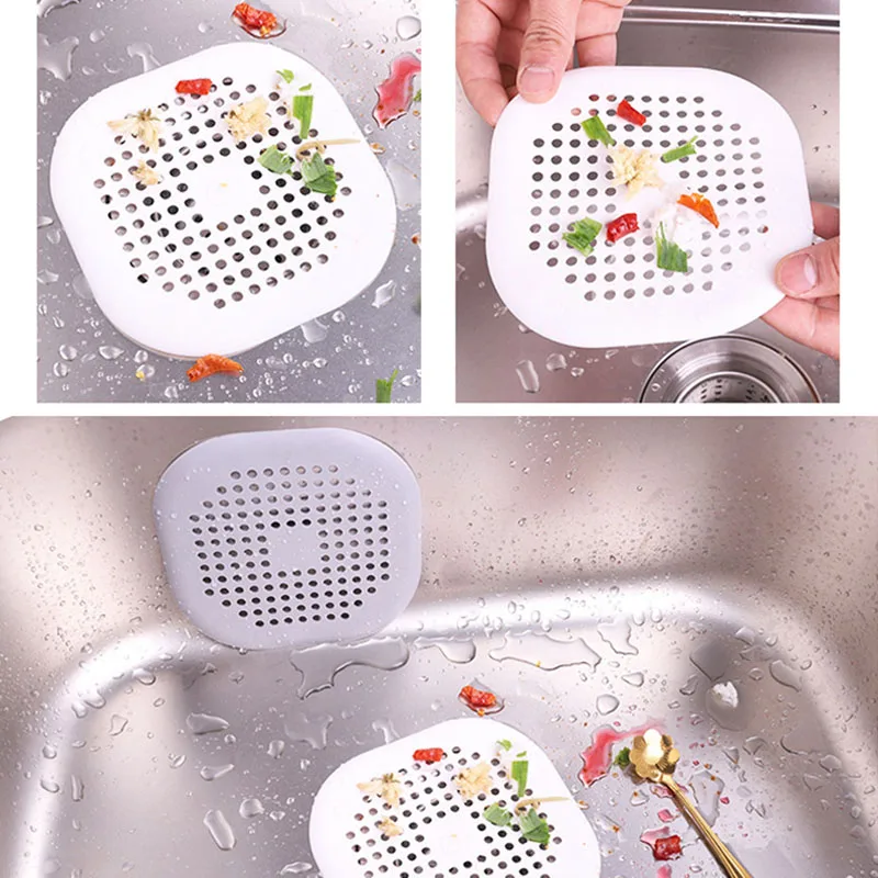 Силиконовая трубка дренажная пробка-фильтр с присоской для ванной комнаты кухня душ слив крышки ванна раковина протекторы HFing