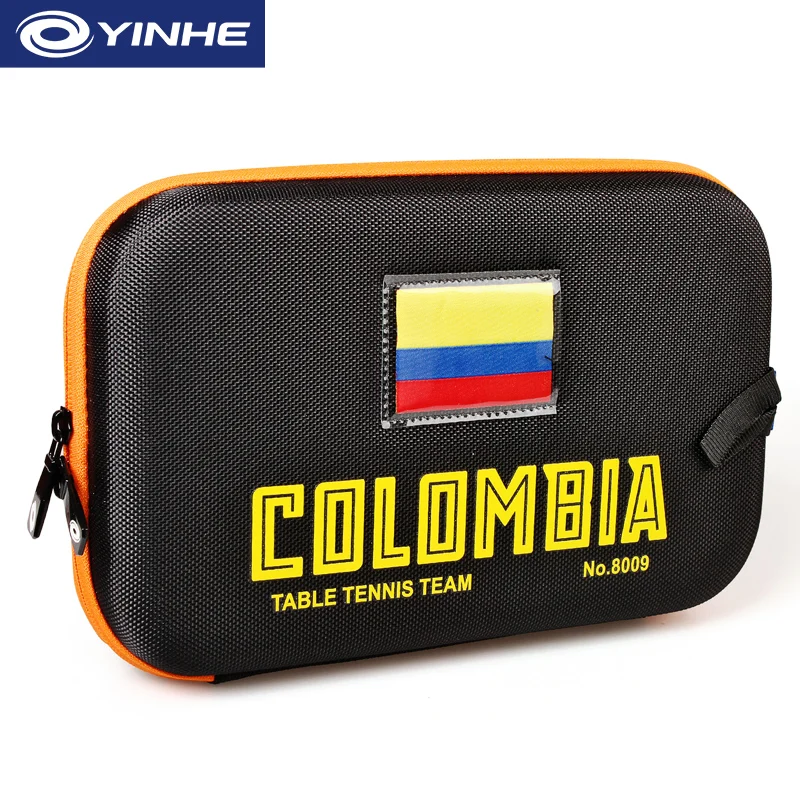 

Yin He Galaxy Columbia National Table Tennis Racket Case Ping Pong Racket Box For 2 Rackets