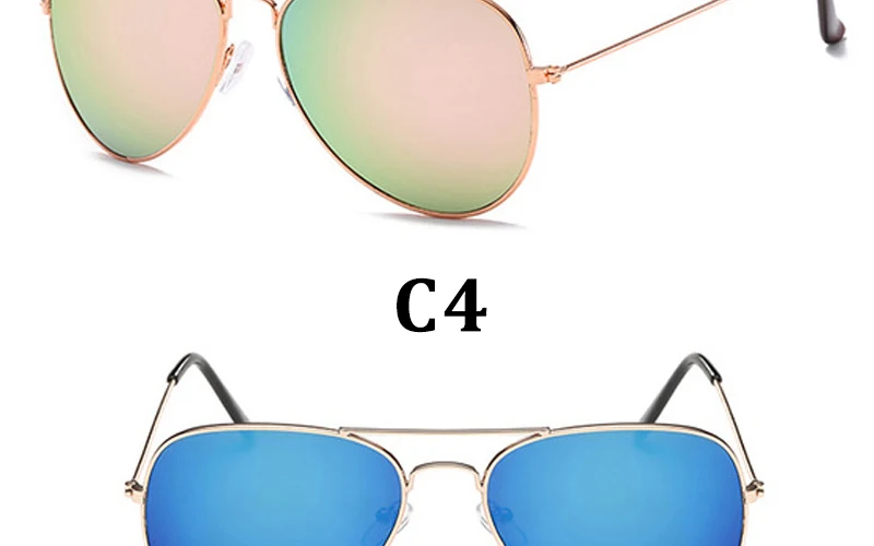 raybans women New Fashion Brand Designer Aviation Women Sunglasses Female Mirror Shades Sun Glasses Men Oculos feminino de sol UV400 black cat eye sunglasses