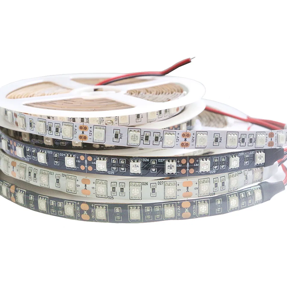 Ультрафиолетовая Светодиодная лента 5050 SMD нм 12 В 60 светодиодов/м|Светодиодные
