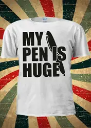 Моя ручка большая забавная модная футболка Tumblr Мужская и женская унисекс 1806 Летняя мужская модная футболка, удобная футболка 2019 Красивые