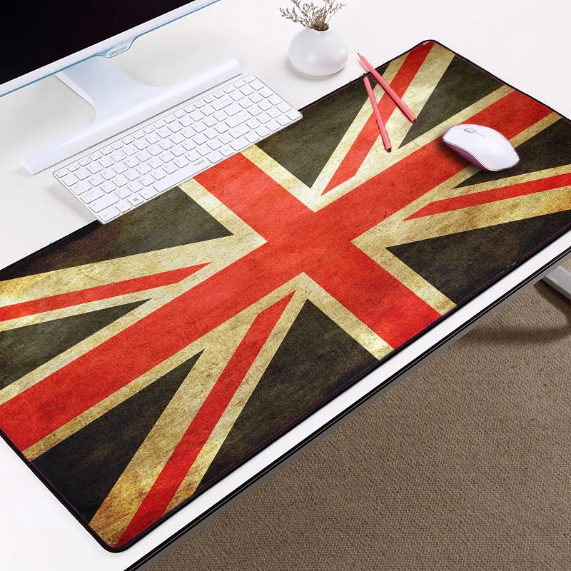 Congsipad Super Big Mouse Pad Table Mat Country National Flag Pattern Banner Logo Printed Mousepad for Decoration Pc Desktop