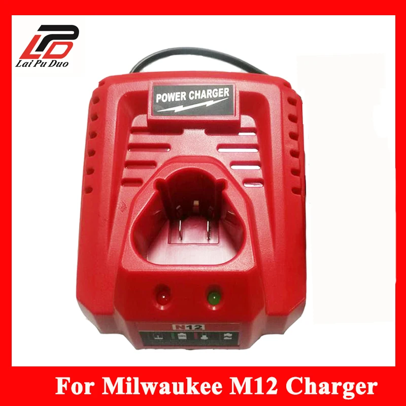 M12 для Milwaukee запасное зарядное устройство N12 48-59-2401 48-11-2402 10 8 в 12 В литий-ионное |