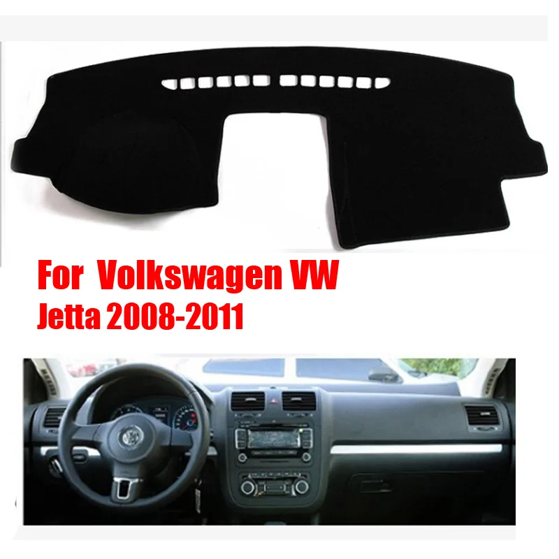 Пользовательский чехол для приборной панели автомобиля RKAC коврик Volkswagen VW Jetta 2008