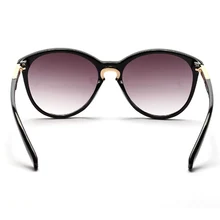 Women Summer Fashion Round Oversized Style Sunglasses Eyewear Vintage Metal Frame Sun Glasses UV400 5 Colors