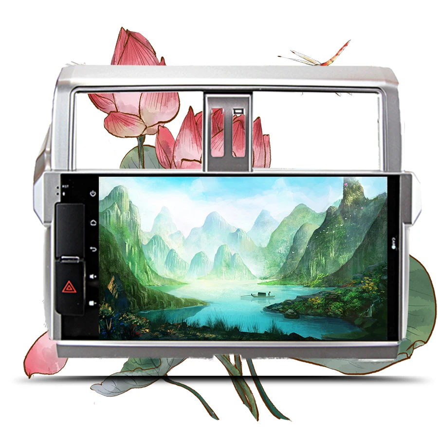 10 1 ''Android 0 автомобильный DVD плеер стерео радио головное устройство с 4G для Toyota