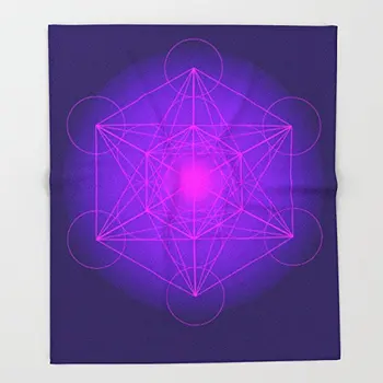 

Cube | Secret Geometry | Platonic | Matrix | Protects children Throw Blankets Throw on Sofa Bed Plane Plaids Bedspreads