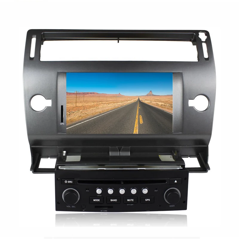 Cheap 8inch Quad core Android 9.0.1 autoradio For Citroen C4 2004-2015 Auto Radio Audio Video GPS  Navigation 1