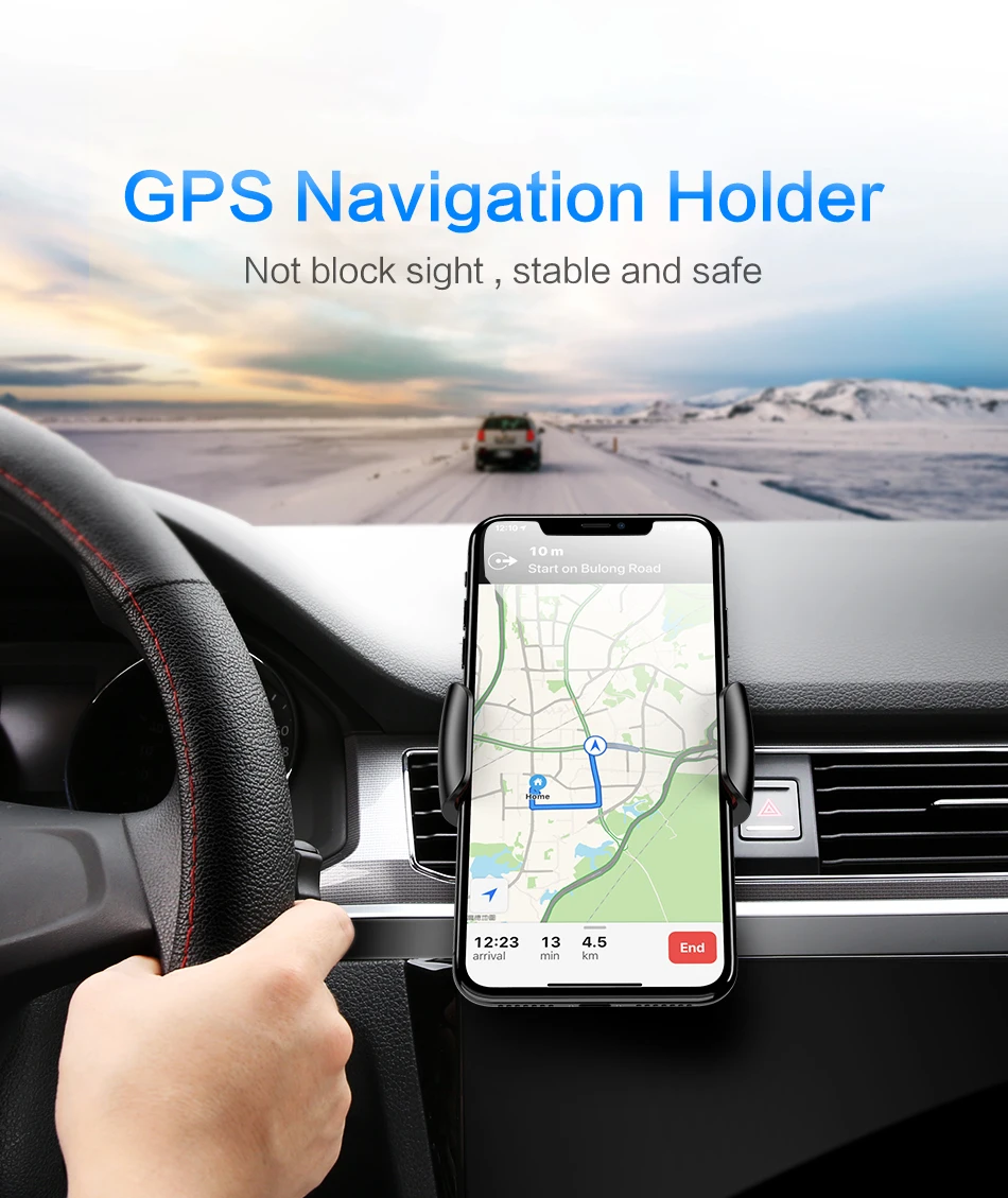 FLOVEME Universal Auto Handy Halter Für Handy Im Auto Air Vent Halterung Ständer Keine Magnetische