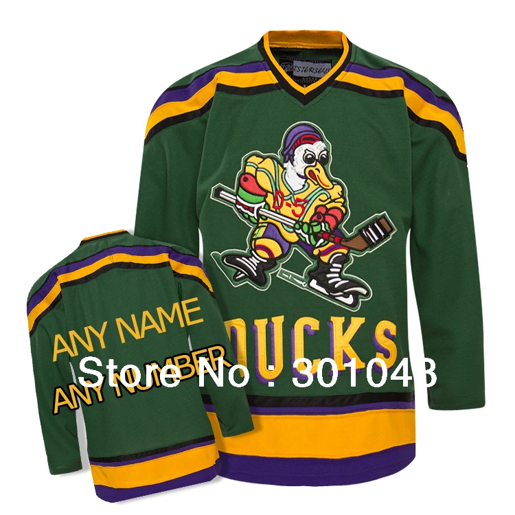 Customize to Mighty Ducks Movie Hockey Jerseys any name any number