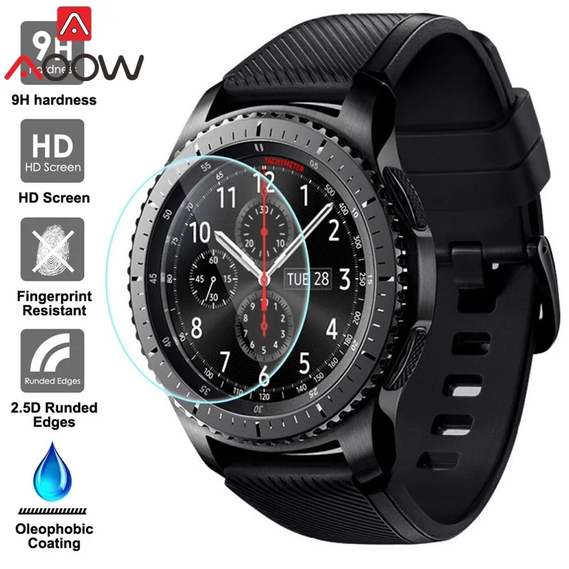 2 шт. закаленное стекло для Samsung Galaxy watch 46 мм Gear S3 Frontier S2 Sport Classic защита экрана 9H 2.5D