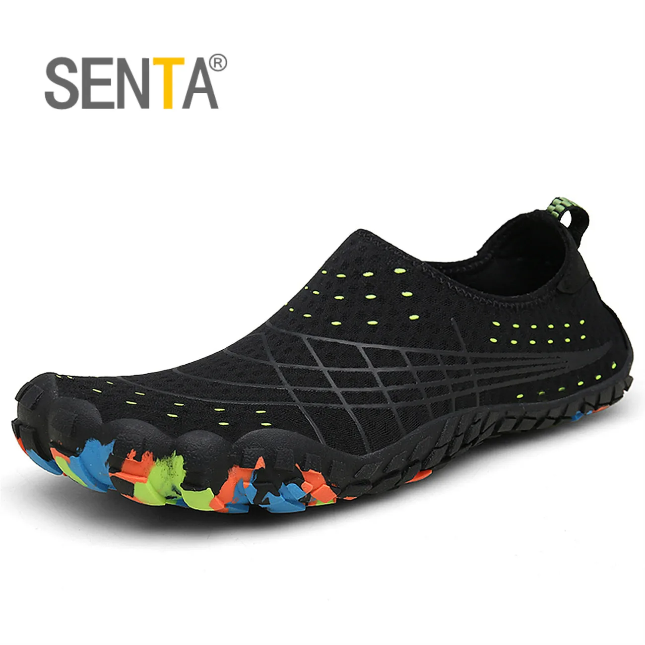 حار بيع الصيف الرجال الشاطئ الأحذية في الهواء الطلق السباحة أحذية ماء للجنسين شقة لينة الساحلية المشي المنبع رياضية البحرية الصيد