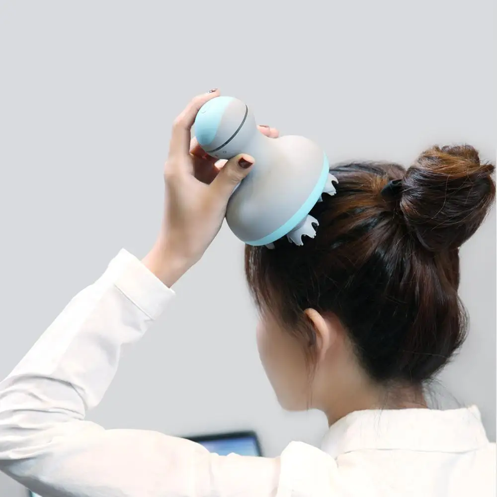 Xiaomi Мини-Массажер Для Головы M1 3D четыре колеса вращения Дизайн двойной-Driectional круг массаж влажной и сухой двойного использования для умного дома